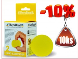 Thera-Band Hand Exerciser - posilňovač rúk gélová gulička žltá - 10ks